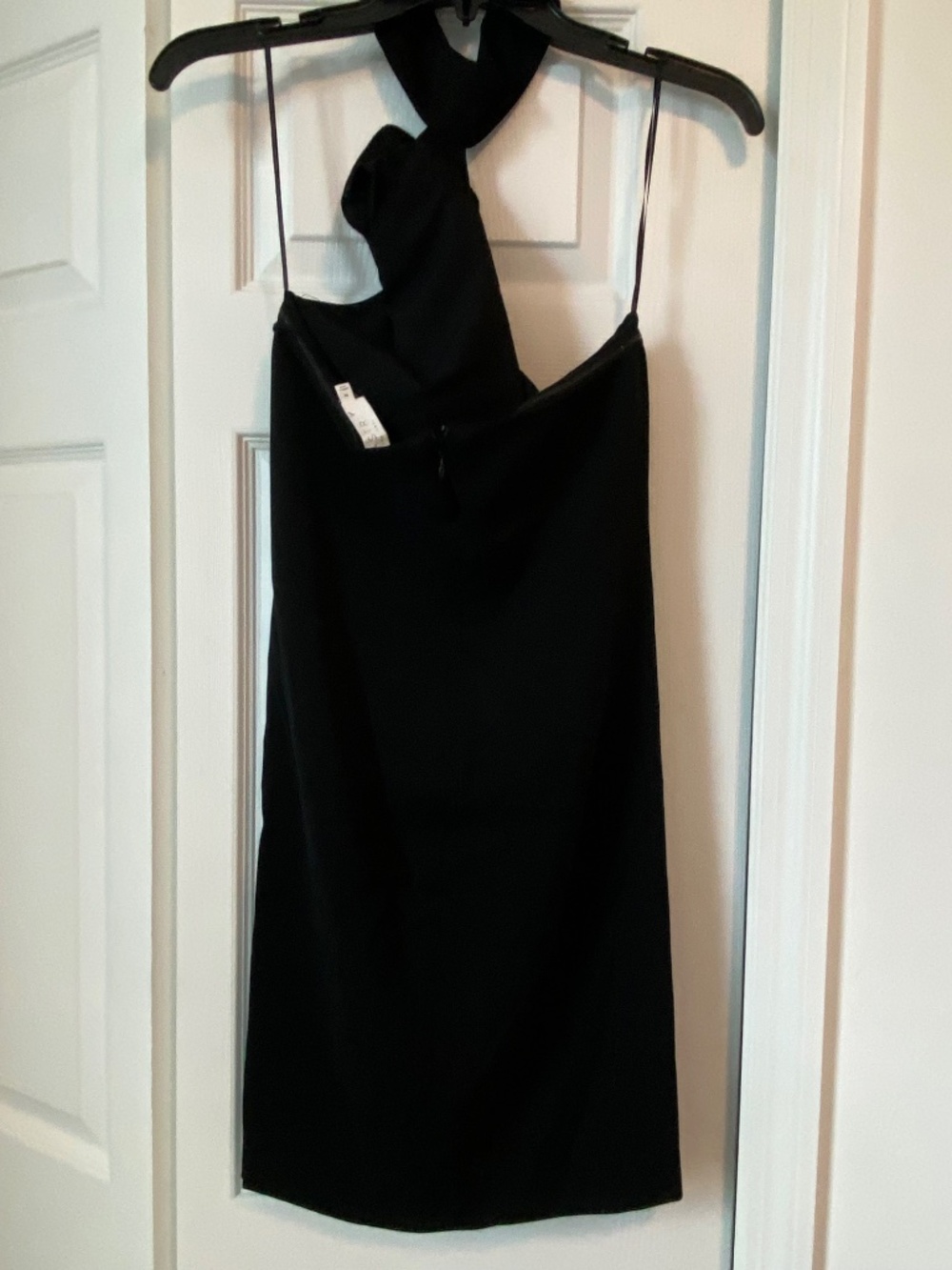Astr The Label Black Rosette Mini Halter Dress - Picture 4 of 9